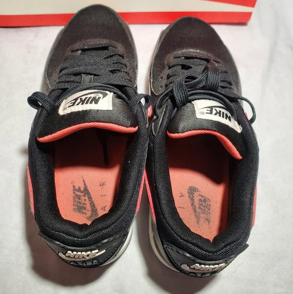 Nike Air Max 90 Shoes Black Soft Pink White size 8 - Picture 7 of 8